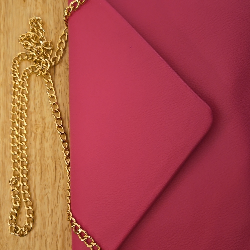 A New Day Envelope Crossbody W/ Gold Chain NWOT